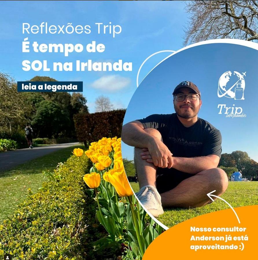 É tempo de SOL na Irlanda ☀️